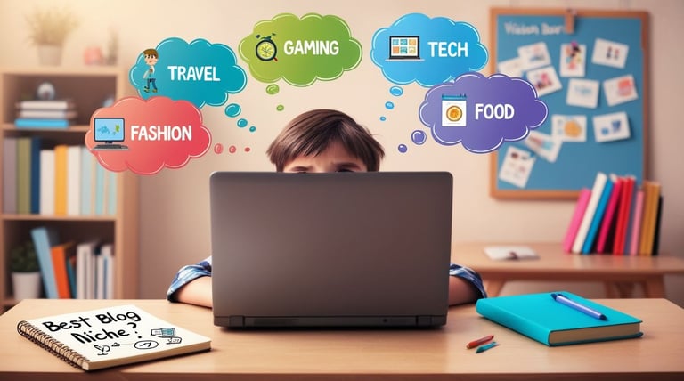 Choose a niche for your blog