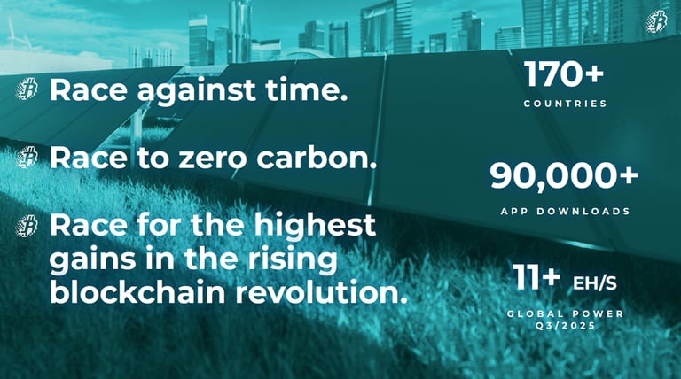 Race naar nul carbon Mining Race