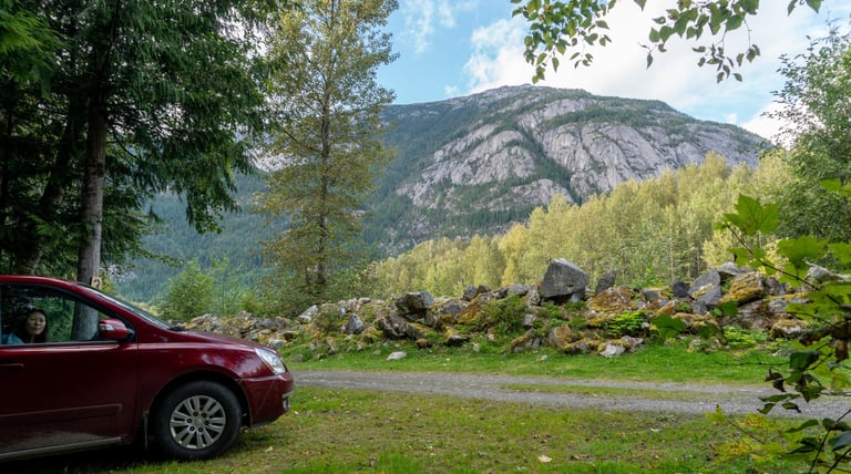 Campsite at Rip Rap Campground
