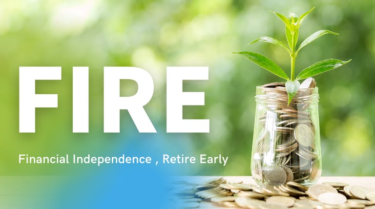 imagem de uma planta dentro de um pote de vidro com o slogan ao lado escrito FIRE 