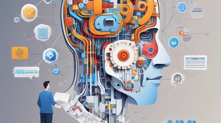 A team of professionals collaborating on a digital transformation project in a modern office.