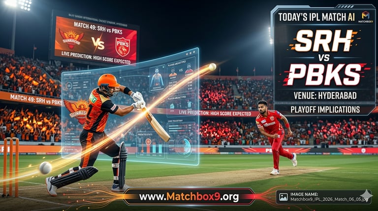 matchbox9 SRH VS PBKS
