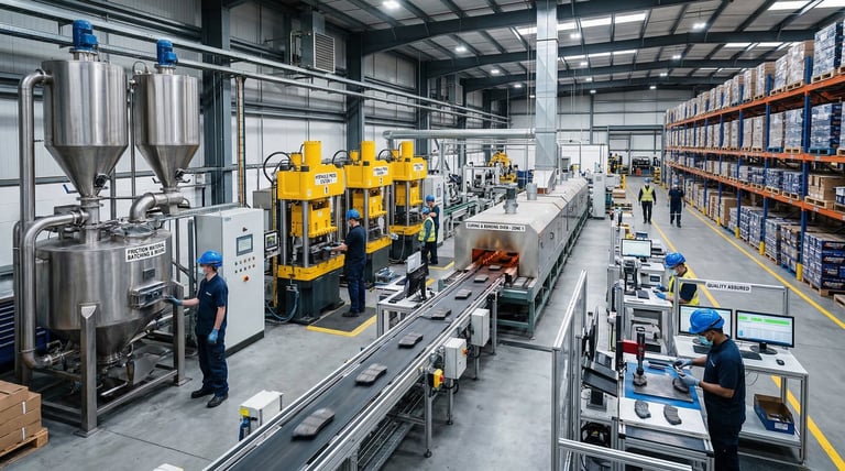 Brake pad wholesale pricing structure showing volume tiers, MOQ requirements, and payment terms