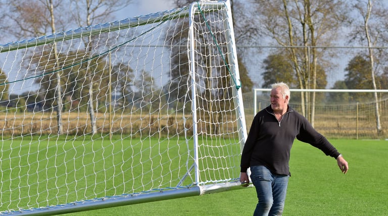 Lichtgewicht aluminium trainingsdoel voor voetbaltraining