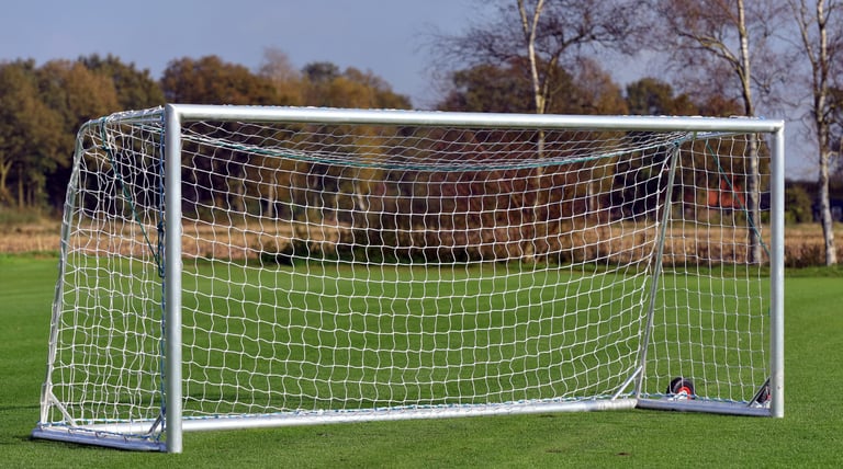 Aluminium pupillendoel voor jeugdvoetbal