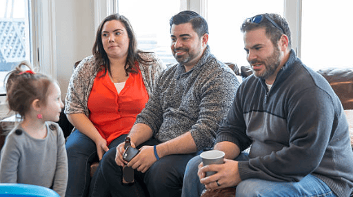 overweight family