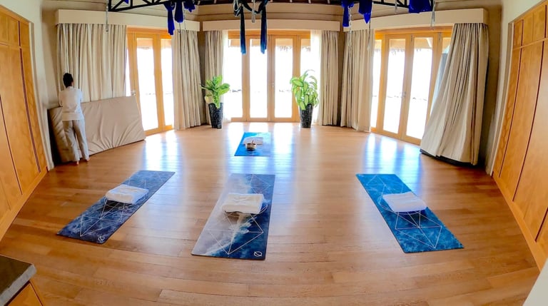 The Nautilus Maldives gym yoga