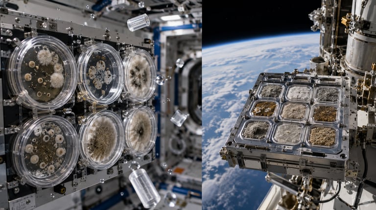 Fungi in space