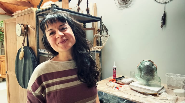 In my art studio
