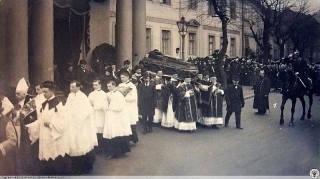 Georg Kopp 1914 funeral pogrzeb