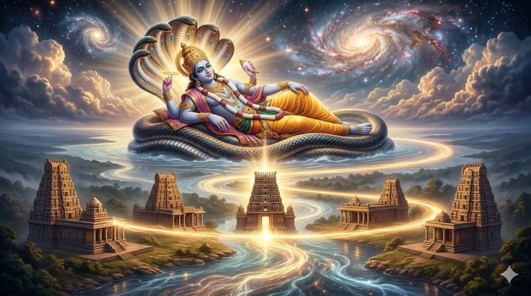 pancharanga temple places, across kaveri river, lord ranganatha swamy.