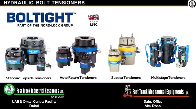 BOLTIGHT BOLT TENSIONER SUPPLIER IN DUBAI, UAE | WWW.FASTTRACKINDUSTRIAL.COM