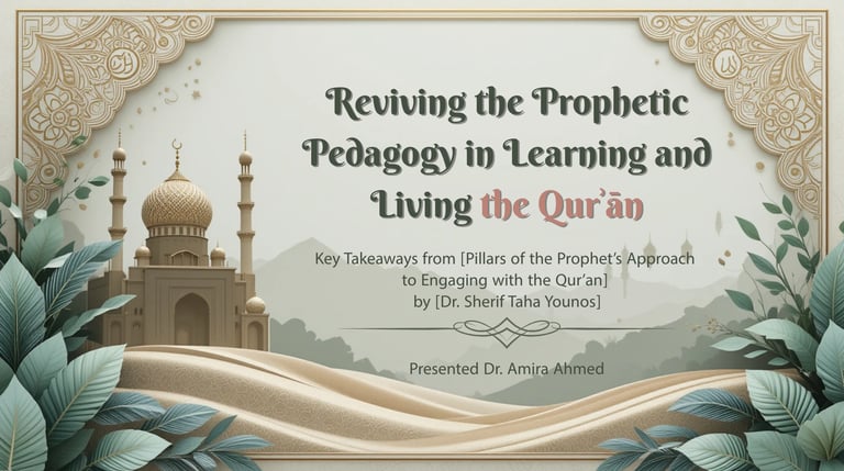 Delight Academy presentation on Reviving Prophetic Pedagogy at the ISNA West Coast Forum