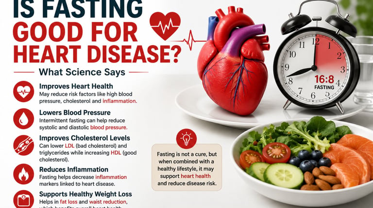 💓Is Fasting Good for Heart Disease?