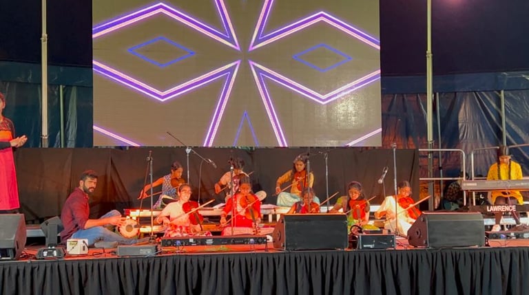 A picture of children ensemble from an event