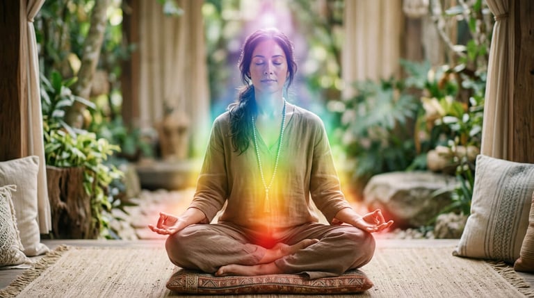 Complete chakra system energy flow meditation for holistic spiritual balance
