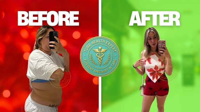 Azahara de mallorca españa en foto de antes y despues de la manga gastrica