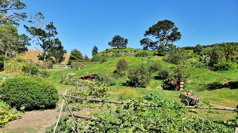 Welcome to The Shire in Hobbiton, in New Zealand