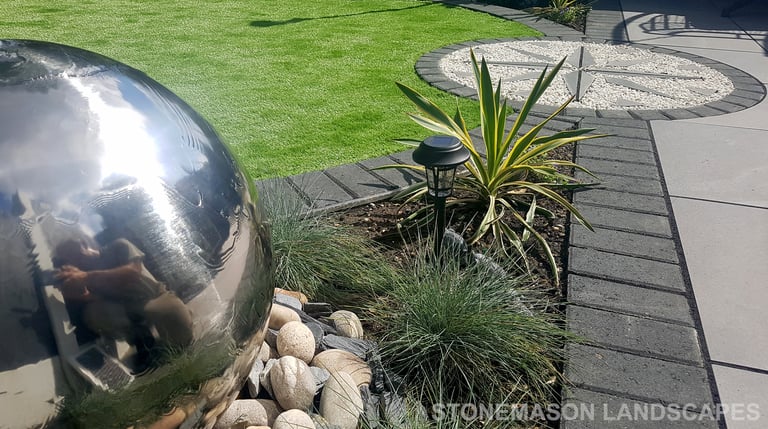 Modern exotic dynamic tropical circle garden Romford - Hornchurch - Brentwood - Upminster