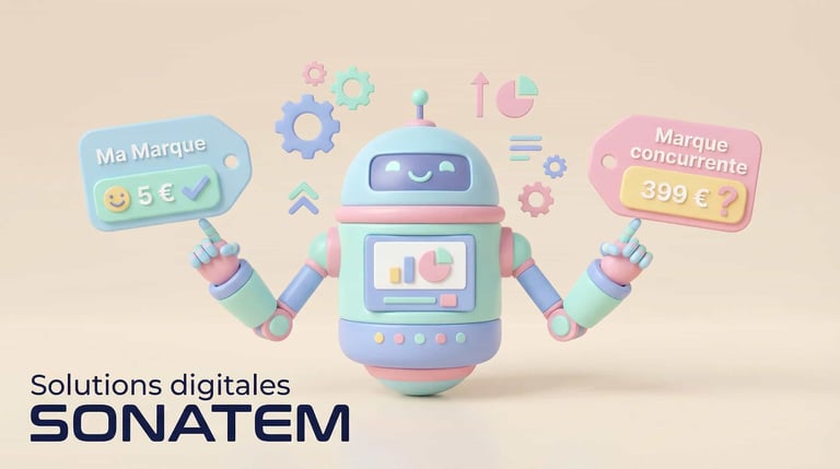 Comparateur de prix solutions digitales sonatem