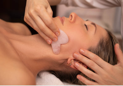PIERRE DE JADE QUARTZ ROSE VISAGE MASSAGE