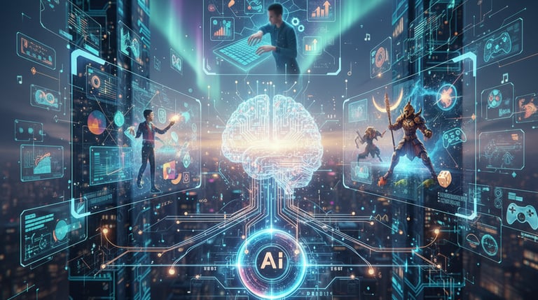 Generative AI: How It’s Reshaping Creativity, Work & Gaming