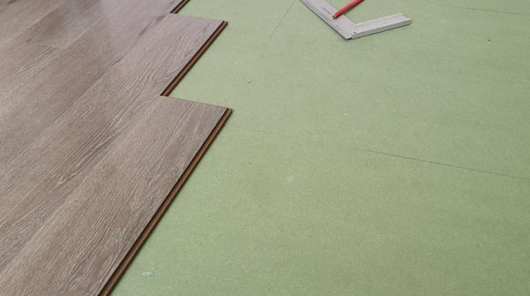 Laminate flooring installed in Stratford by Pro Fittings Ltd