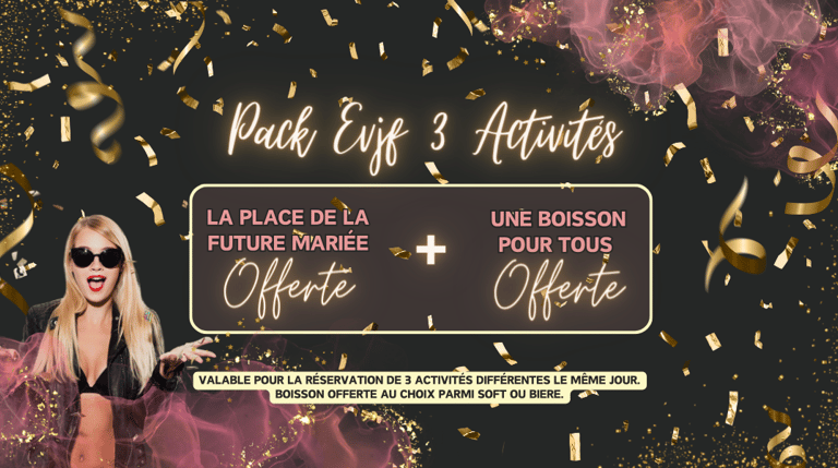 Pack EVJF 3 activités à Clermont Ferrand