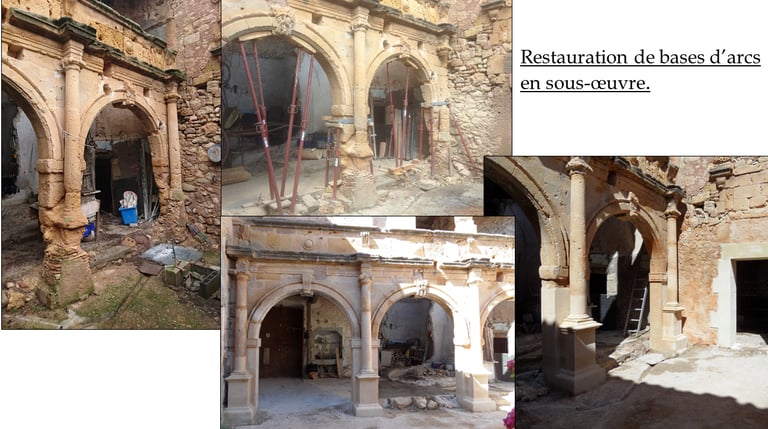 Restauration de bases d'arcs - Restauration - Pézenas - Hérault