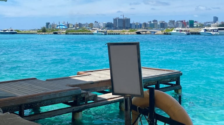 Airport Maldives jetty