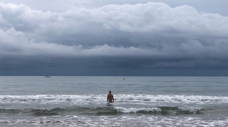 panoramique Yann Rigaud de dos plage