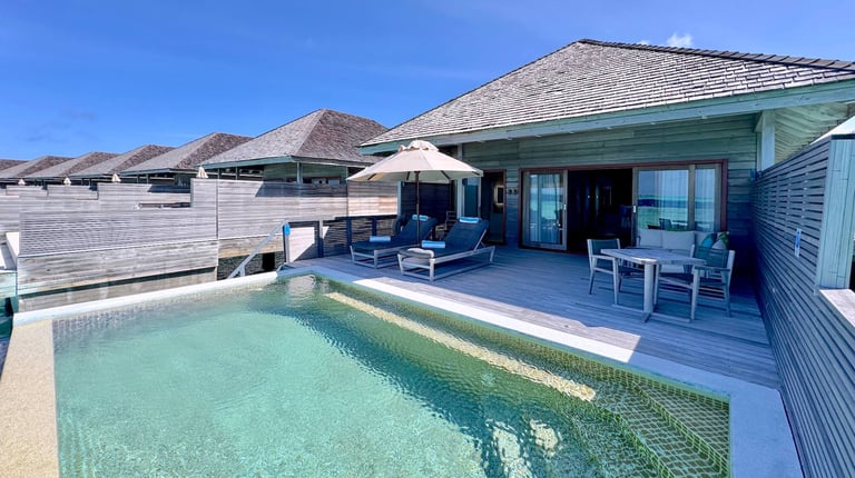 Hurawalhi Maldives ocean pool villa terrace