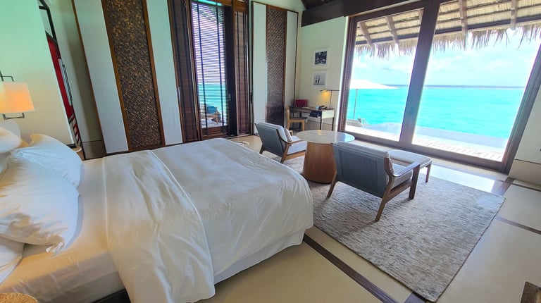One & Only Reethi Rah Maldives overwater villa