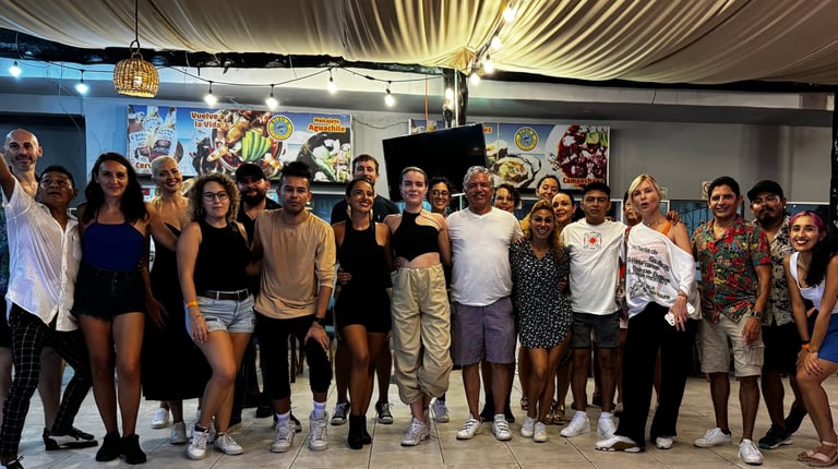 Bachata class in Playa del Carmen México