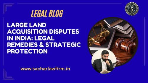 Large Land Acquisition Disputes in India: Legal Remedies & Strategic Protection