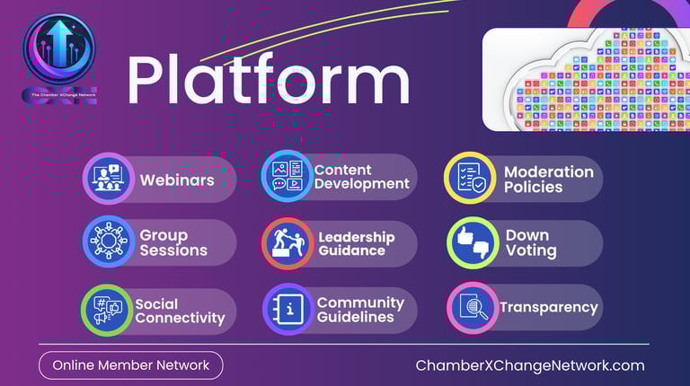 CXN Platform v2 with webinars, content tools, leadership guidance, and transparency