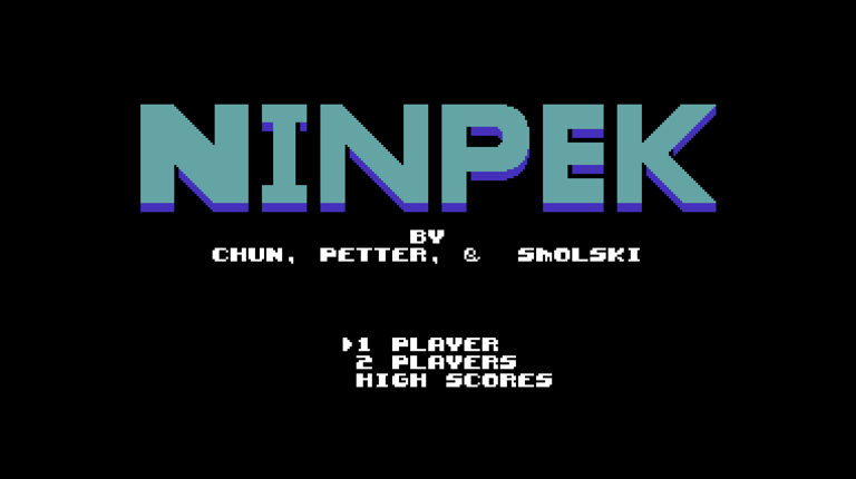 UFO 50 - Ninpek Title Screen
