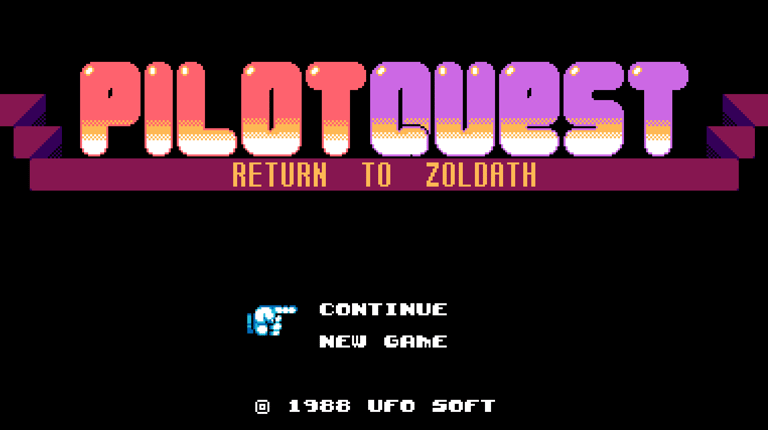 Pilot Quest: Return to Zoldath Title Screen