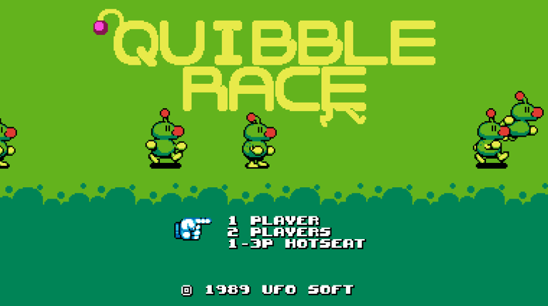 Quibble Race Title Screen