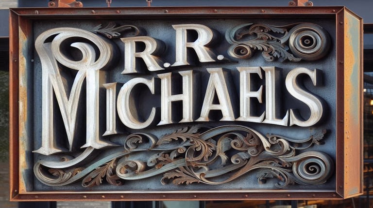 R. R. Michaels Storefront Sign