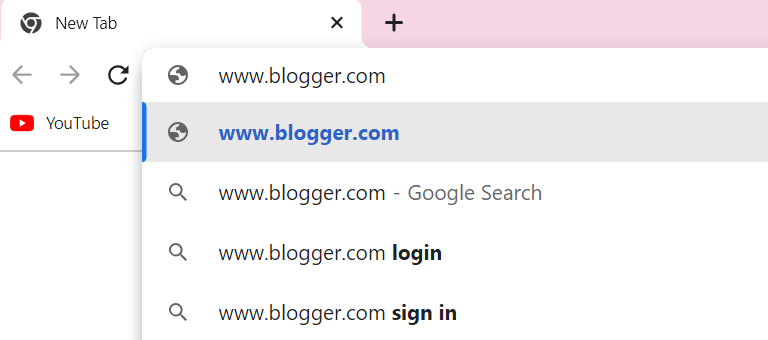 search blogger.com