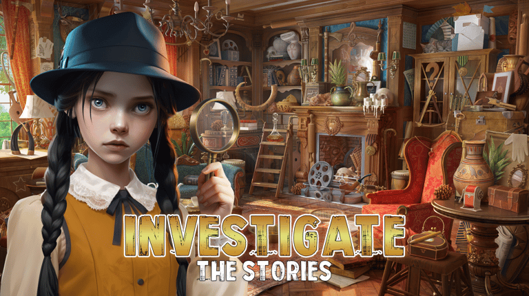 Gwen Black Detective key art with gothic heroine and mystery atmosphere