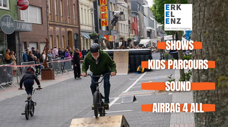 bmx & Mtb airbag show mieten - mobile ramped