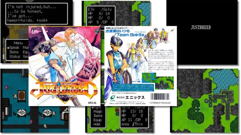 Just Breed é um jogo de estratégia desenvolvido pela Random House e publicado pela Enix 1992