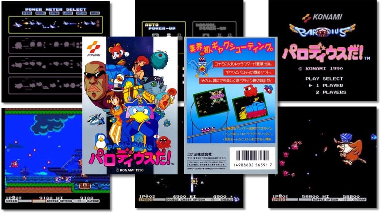 Parodius Da! 1992 Gênero: Ação » Tiro » Desenvolvedora: Konami, Editora: Palcom