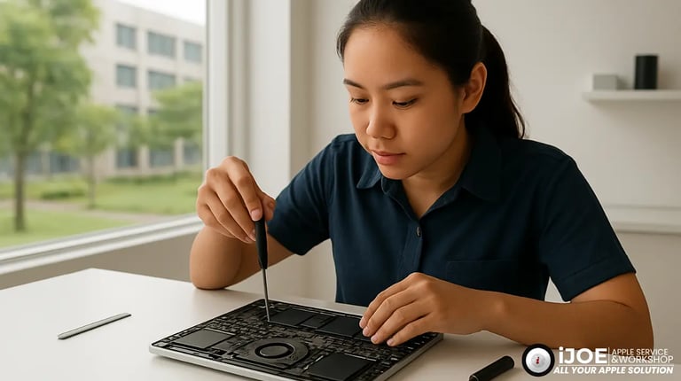 Ini adalah gambar dari Artikel iJOE - Apple Service Surabaya yang berjudul : Service MacBook Surabaya UBAYA