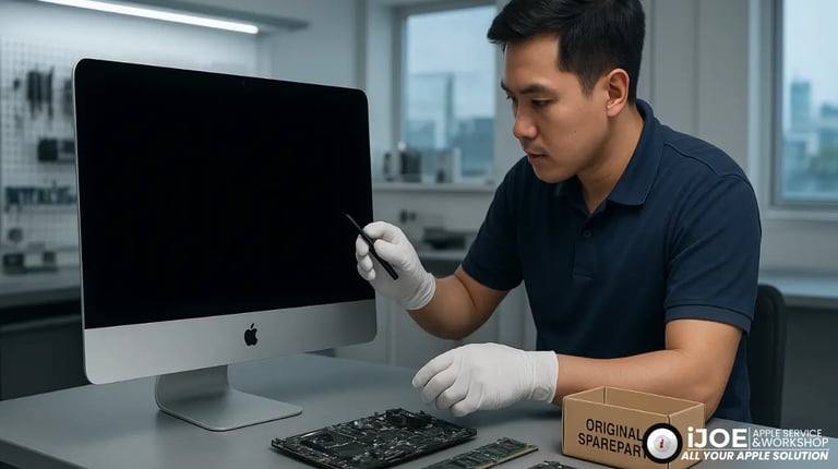 Tempat Service iMac Mati Total dengan Sparepart Original Surabaya