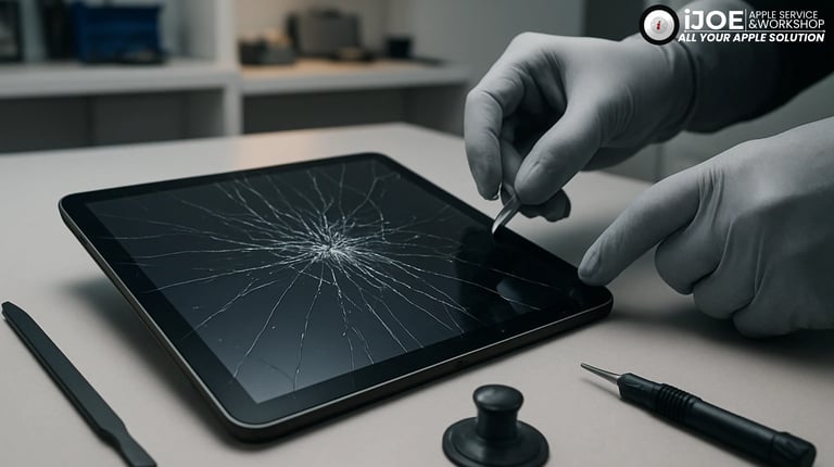 Perbaikan Layar iPad Retak Cepat dan Terpercaya di Surabaya