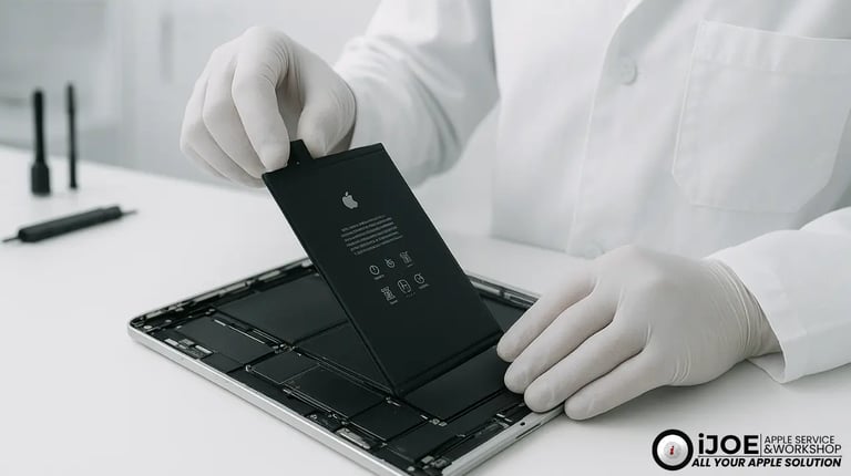 Penggantian Baterai iPad Original dengan Garansi