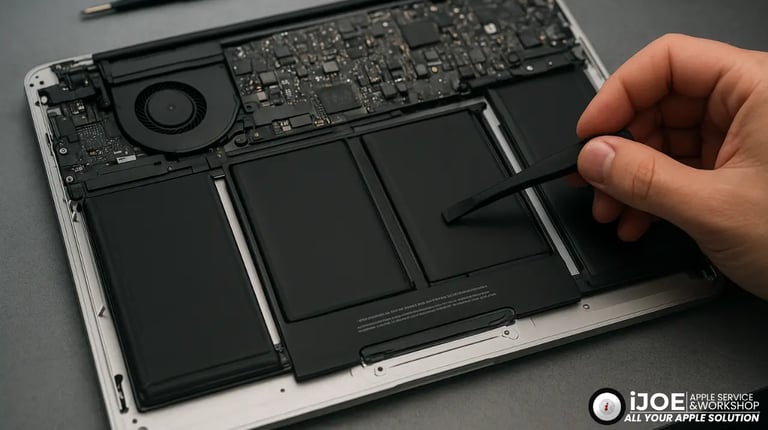Proses Penggantian Baterai MacBook A1502